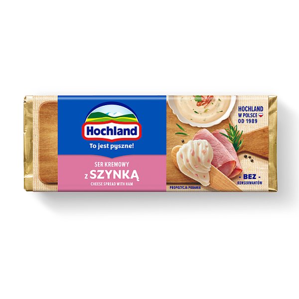 Hochland Ser kremowy z szynką 90 g
