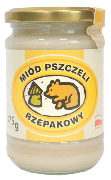375 g Rzepakowy miód pszczeli