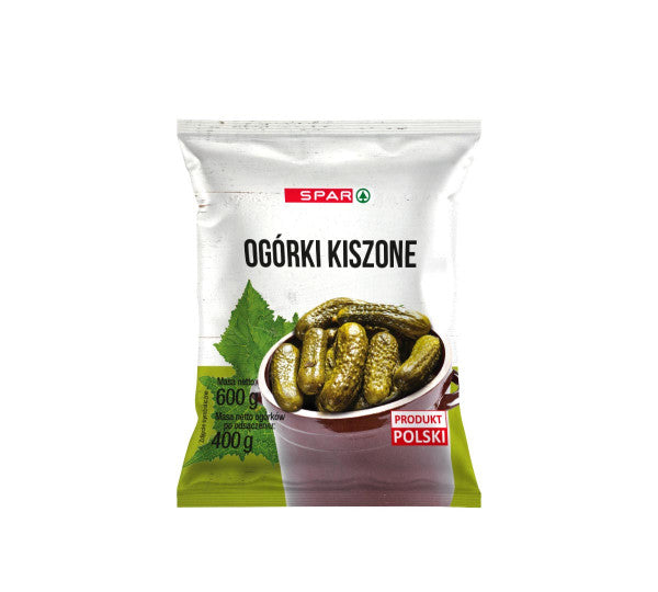 Ogórki Spar kiszone folia