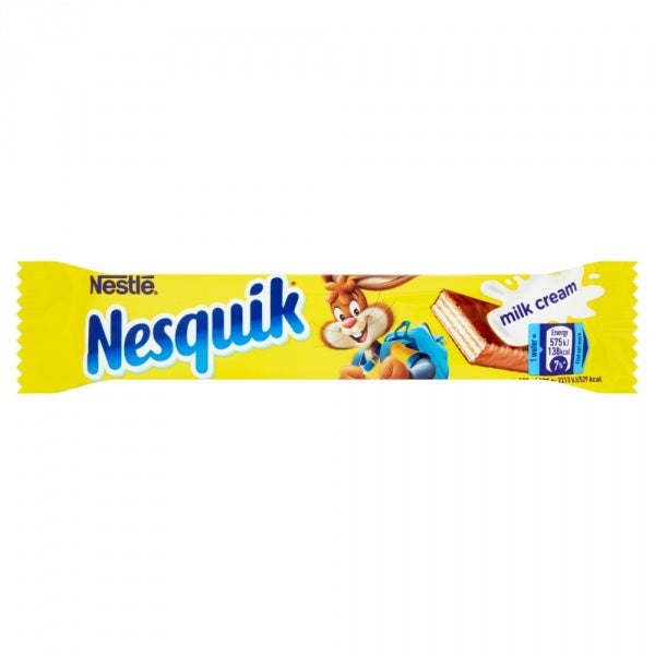 NESQUIK Wafel przekładany kremem mlecznym oblany mleczną czekoladą 26g