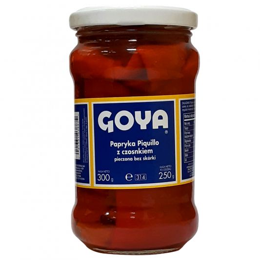 GOYA Papryka Piquillo z czosnkiem pieczona bez skórki 314 ml