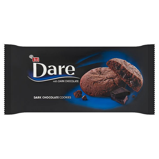 Dare Ciastka kakaowe z nadzieniem z ciemnej czekolady 74 g