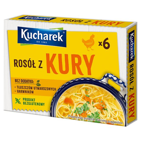 Kucharek Rosół z kury 60 g (6 x 10 g)