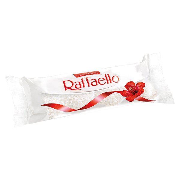 Raffaello Chrupiący wafelek z kokosem i całym migdałem w środku 40 g (4 sztuki)