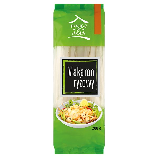 House of Asia Makaron ryżowy 10 mm 200 g