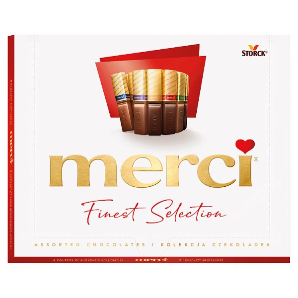 merci Finest Selection Kolekcja czekoladek 250 g (20 sztuk)
