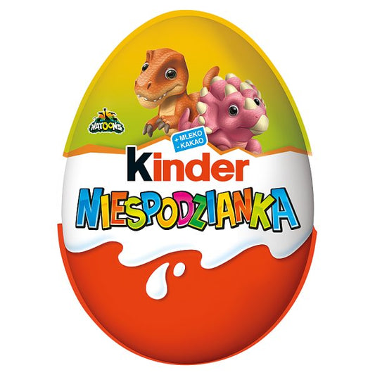 Kinder Niespodzianka Pusta figurka z mlecznej czekolady z niespodzianką 20 g