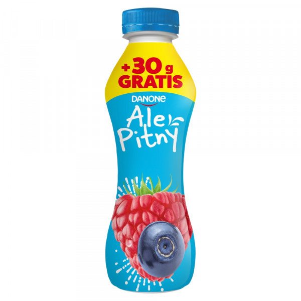 Danone Ale Pitny Produkt mleczny o smaku owoców leśnych 300 g