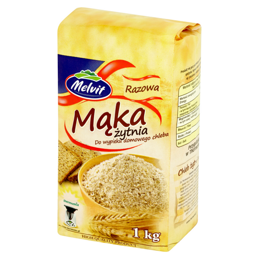 Melvit Mąka żytnia razowa typ 2000 1 kg