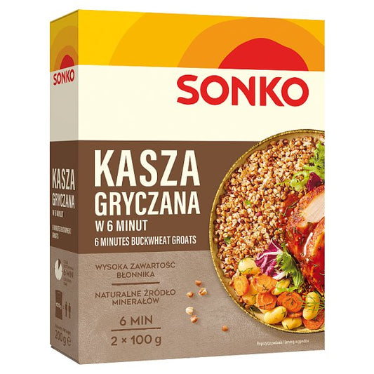 Sonko Kasza gryczana w 6 minut 200 g (2 x 100 g)