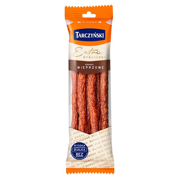 Tarczyński Kabanosy wieprzowe extra wysuszone 130 g